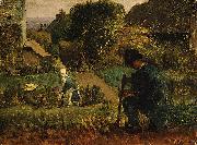 Jean-Franc Millet, Garden Scene